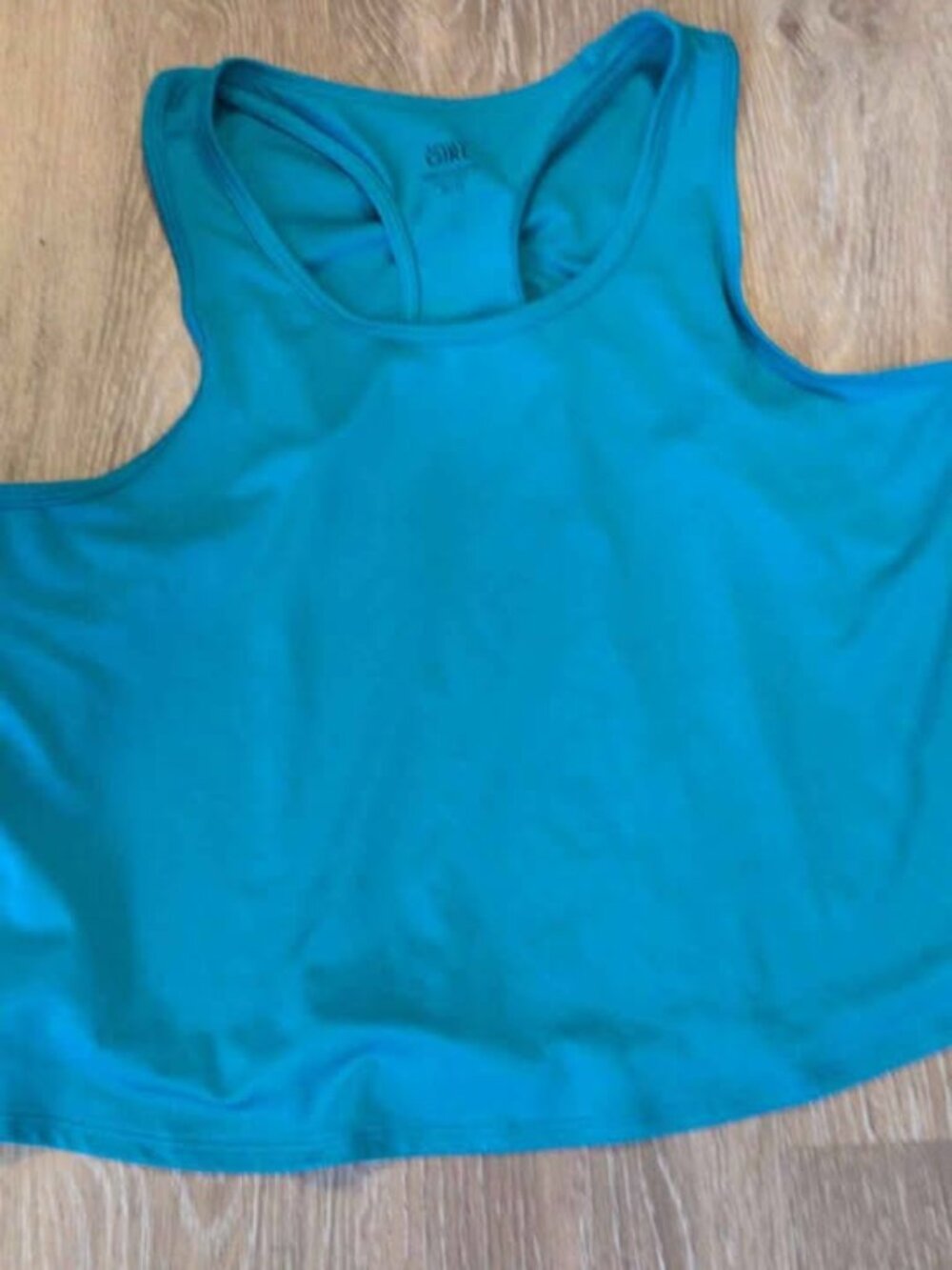 Athleta Girl XL 14 Teal Racerback Tank Top